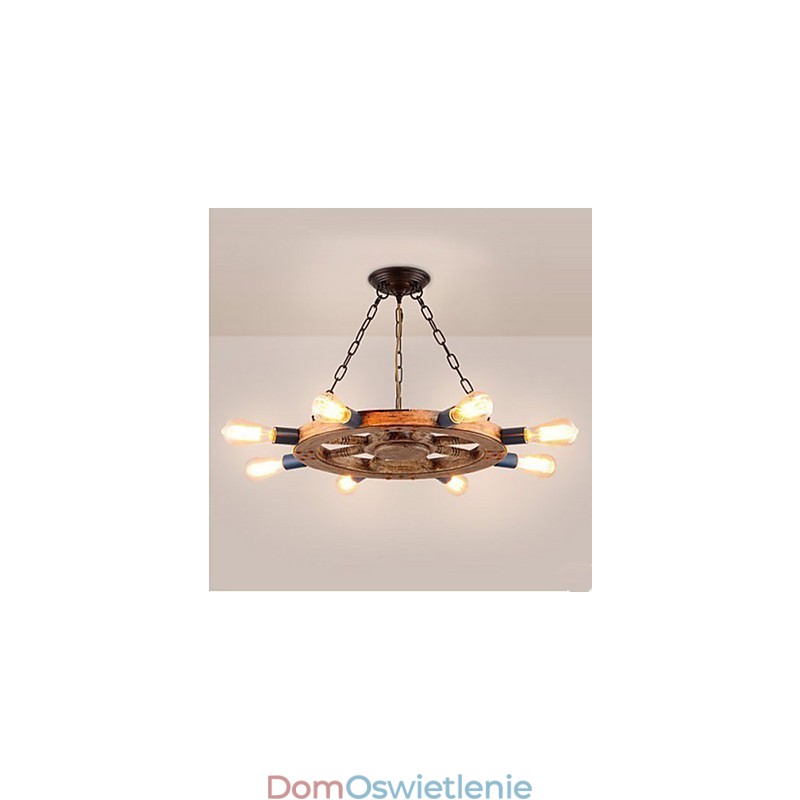 Nostalgiczny żyrandol z żywicy żelaznej