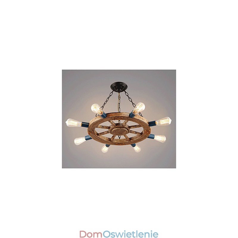 Nostalgiczny żyrandol z żywicy żelaznej