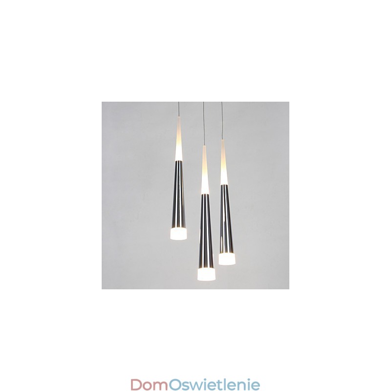 Potrójna lampa wisząca Nowoczesna współczesna jadalnia dziecięca metalowa okrągła baldachim