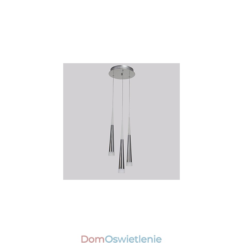 Potrójna lampa wisząca Nowoczesna współczesna jadalnia dziecięca metalowa okrągła baldachim