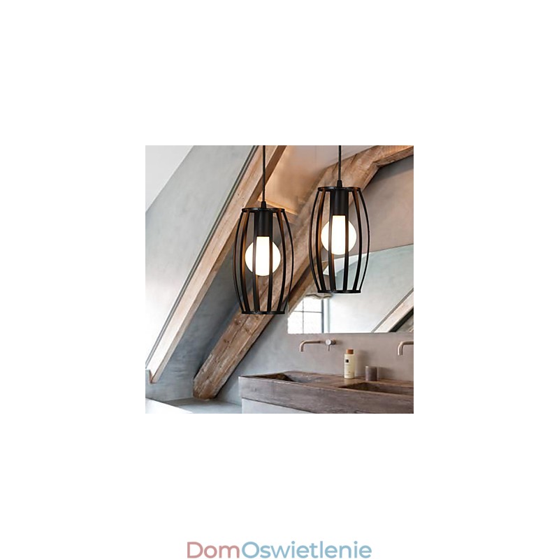 Kreatywny loft przywracający starożytne sposoby pojedyncza głowica kutego żelaza żyrandol lampa