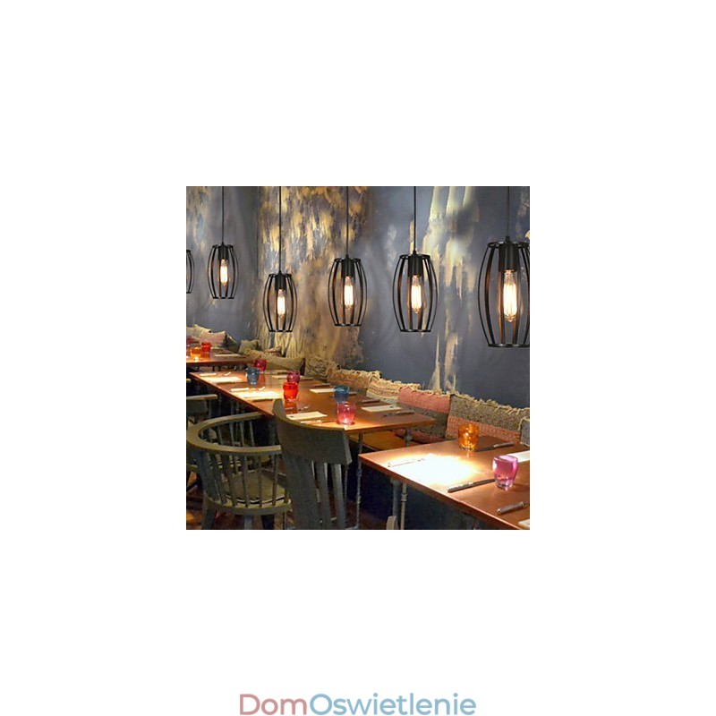 Kreatywny loft przywracający starożytne sposoby pojedyncza głowica kutego żelaza żyrandol lampa