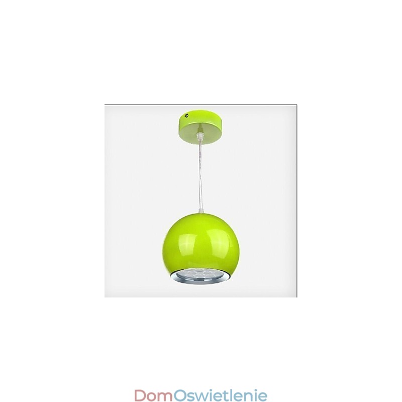 Nowoczesna współczesna lampa wisząca z metalowym globusem