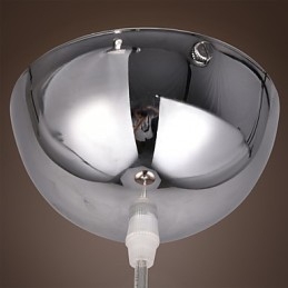 60 Nowoczesna współczesna lampa wisząca z metalu galwanizowanego Globe