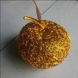 Żyrandol aluminiowy pleciony z siedmioma lampami Apple