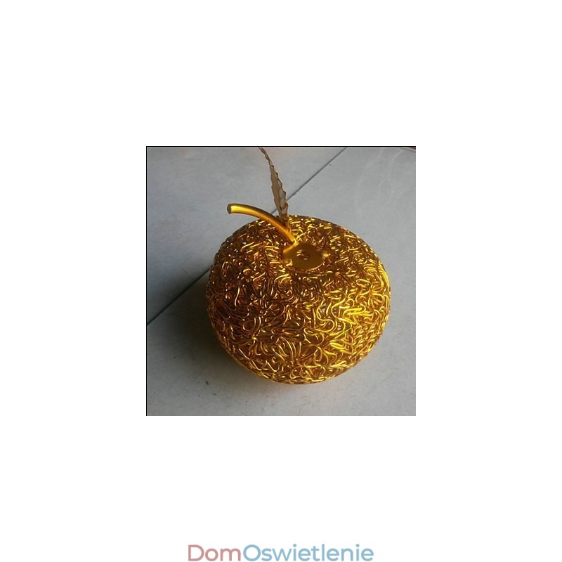 Żyrandol aluminiowy pleciony z siedmioma lampami Apple