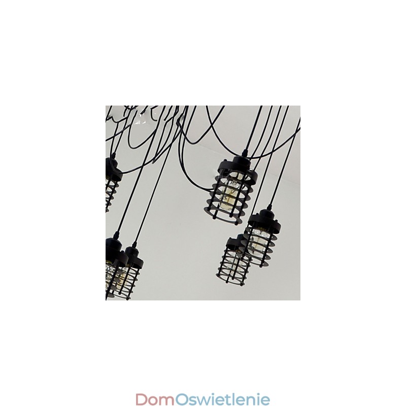 Vintage Edison Multiple Ajustable DIY Lampa sufitowa Światło Wiszące Oświetlenie Żyrandol Nowoczesny Elegancki Przemysłowy Jadalnia