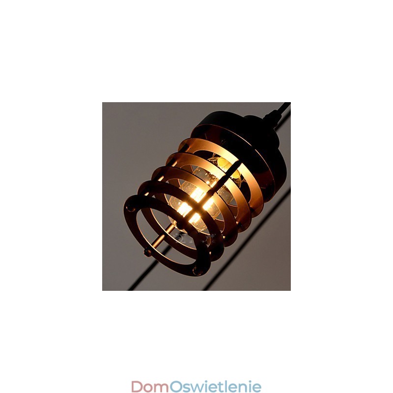 Vintage Edison Multiple Ajustable DIY Lampa sufitowa Światło Wiszące Oświetlenie Żyrandol Nowoczesny Elegancki Przemysłowy Jadalnia