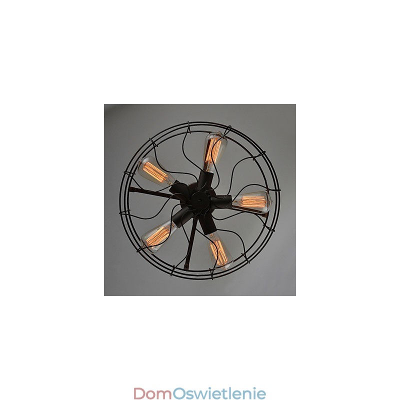 Loft Vintage Kreatywne Oświetlenie Lampy Amerykański Styl Wiejski Minimalistyczny Żelazny Przemysłowy Żyrandol Fan