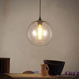 Kreatywna, nordycka, kontraktowa, wiejska szklana kula z pojedynczą głowicą DropLight