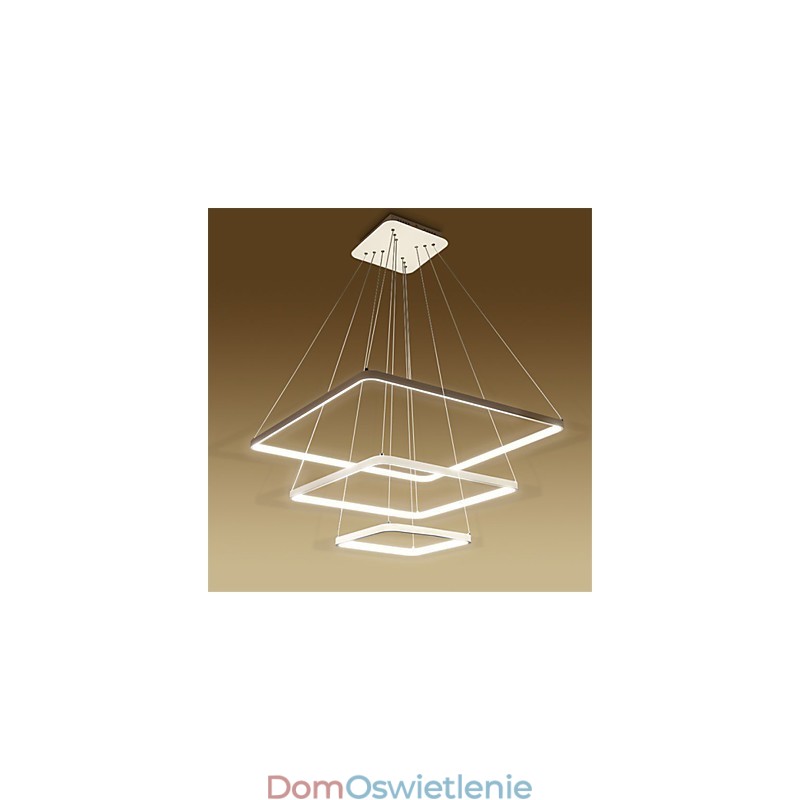 Nowoczesna lampa wisząca z trzema pierścieniami
