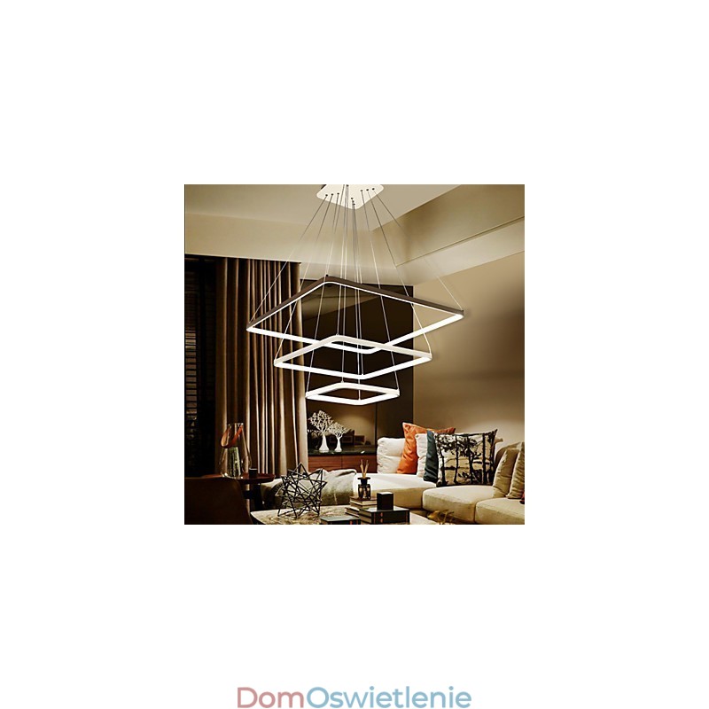 Nowoczesna lampa wisząca z trzema pierścieniami