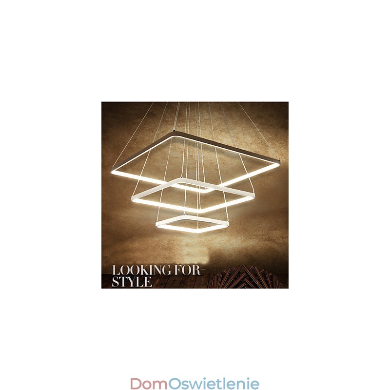 Nowoczesna lampa wisząca z trzema pierścieniami