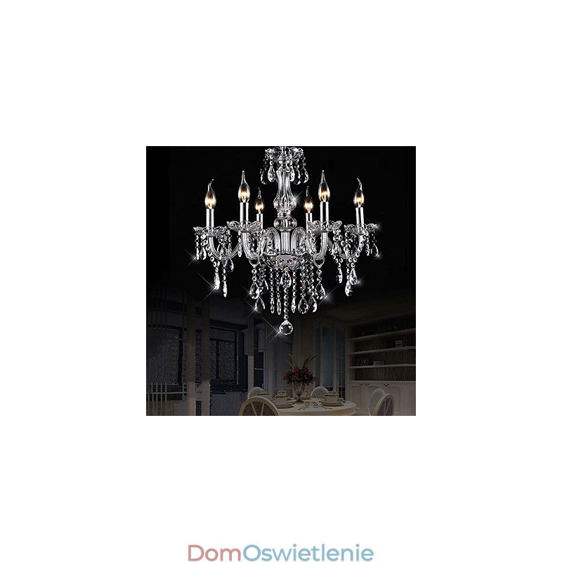 Tradycyjny Klasyczny Vintage Kryształowy Galwanizowany Kryształowy Żyrandol