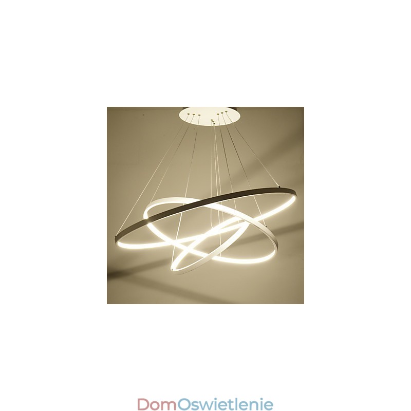 Nowoczesna lampa wisząca z trzema pierścieniami
