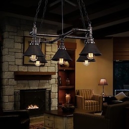 Retro Klasyczne Metalowe Lampy Sufitowe Proste Lampy Wiszące Lampy Wiszące Cafe
