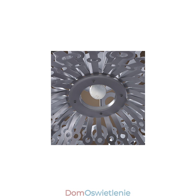Nowoczesna lampa wisząca w okrągłym kloszu