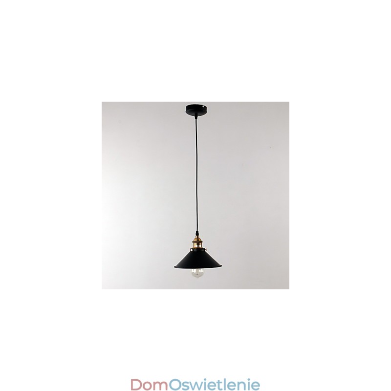 Tradycyjna klasyczna retro miska w stylu miniaturowym wisząca lampa