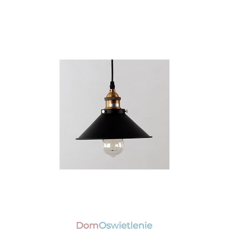 Tradycyjna klasyczna retro miska w stylu miniaturowym wisząca lampa