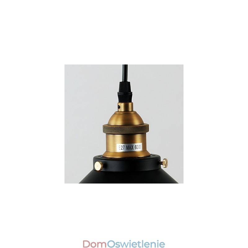 Tradycyjna klasyczna retro miska w stylu miniaturowym wisząca lampa