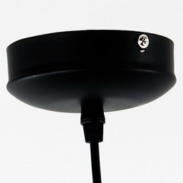 Tradycyjna klasyczna retro miska w stylu miniaturowym wisząca lampa