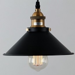 Tradycyjna klasyczna retro miska w stylu miniaturowym wisząca lampa
