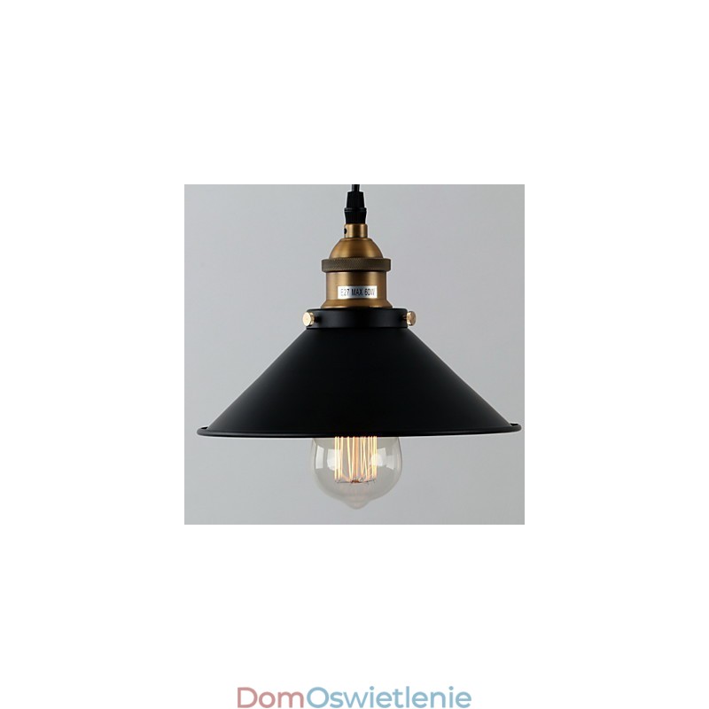 Tradycyjna klasyczna retro miska w stylu miniaturowym wisząca lampa
