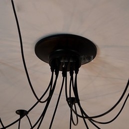 Vintage Edison Multiple Ajustable DIY Lampa sufitowa Światło Wiszące Oświetlenie Żyrandol Nowoczesny Elegancki Przemysłowy Jadalnia