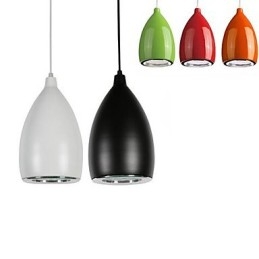 Nowoczesna współczesna lampa wisząca z metalowym globusem