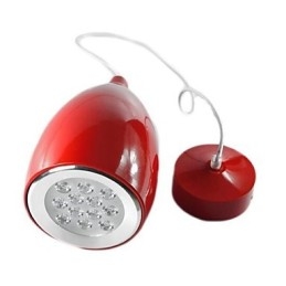 Nowoczesna współczesna lampa wisząca z metalowym globusem