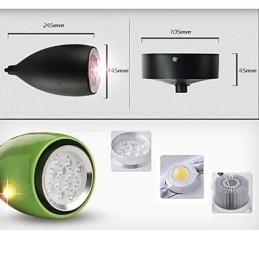 Nowoczesna współczesna lampa wisząca z metalowym globusem