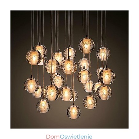 Lampa wisząca G4 Retroifit 3W Chromowana kryształowa nowoczesna współczesna lampa wisząca Lampa wisząca G4 Retroifit 3W Chromowana kryształowa nowoczesna współczesna lampa wisząca
