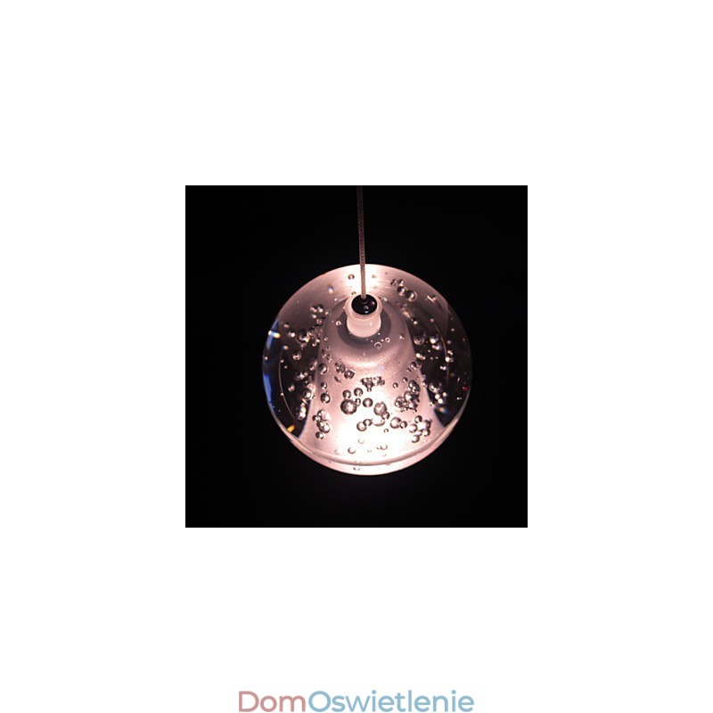 Lampa wisząca G4 Retroifit 3W Chromowana kryształowa nowoczesna współczesna lampa wisząca