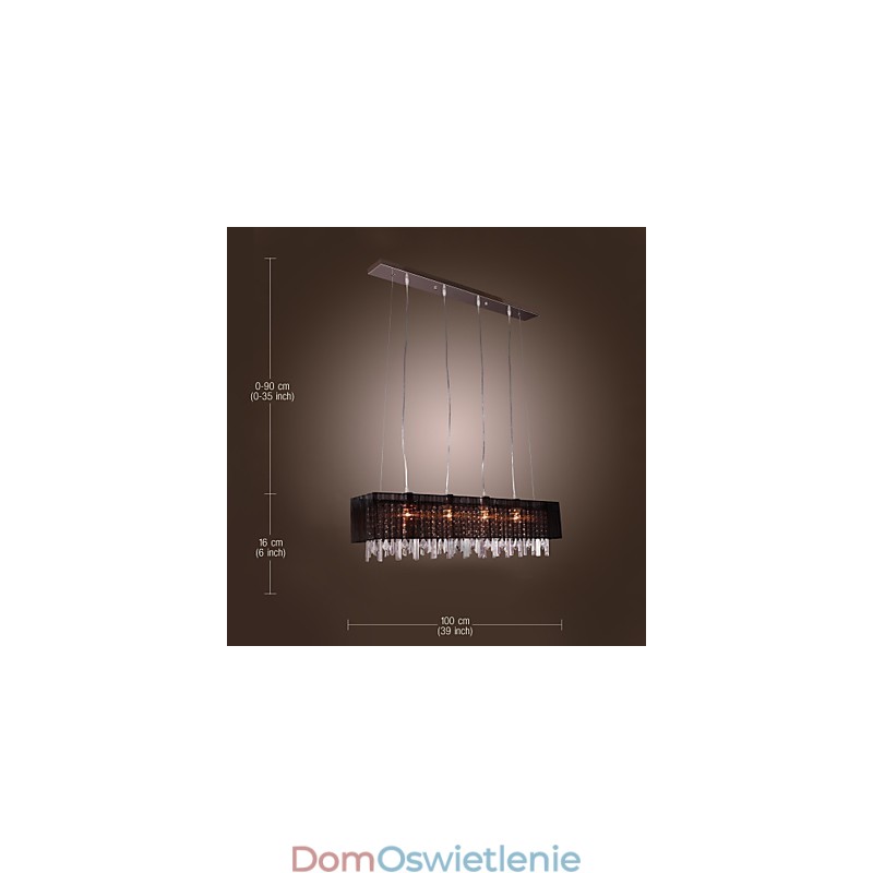 Nowoczesna Współczesna Wyspa Kryształ Inne Metalowe Lampy Wiszące