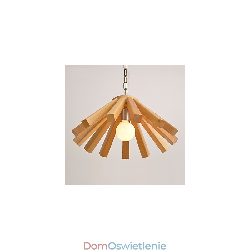 Retro Country Wood Bamboo Lampa wisząca
