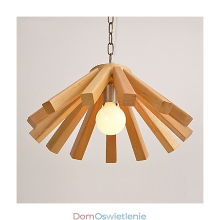 Retro Country Wood Bamboo Lampa wisząca Retro Country Wood Bamboo Lampa wisząca