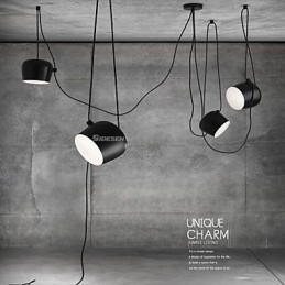 Nowoczesna współczesna lampa wisząca z metalu