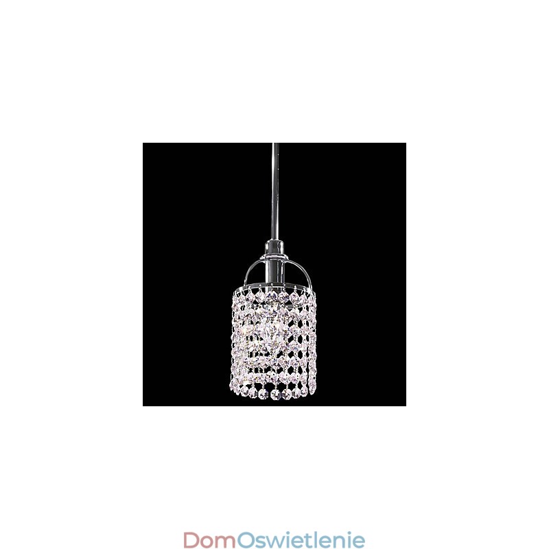 Kryształowa metalowa lampa wisząca