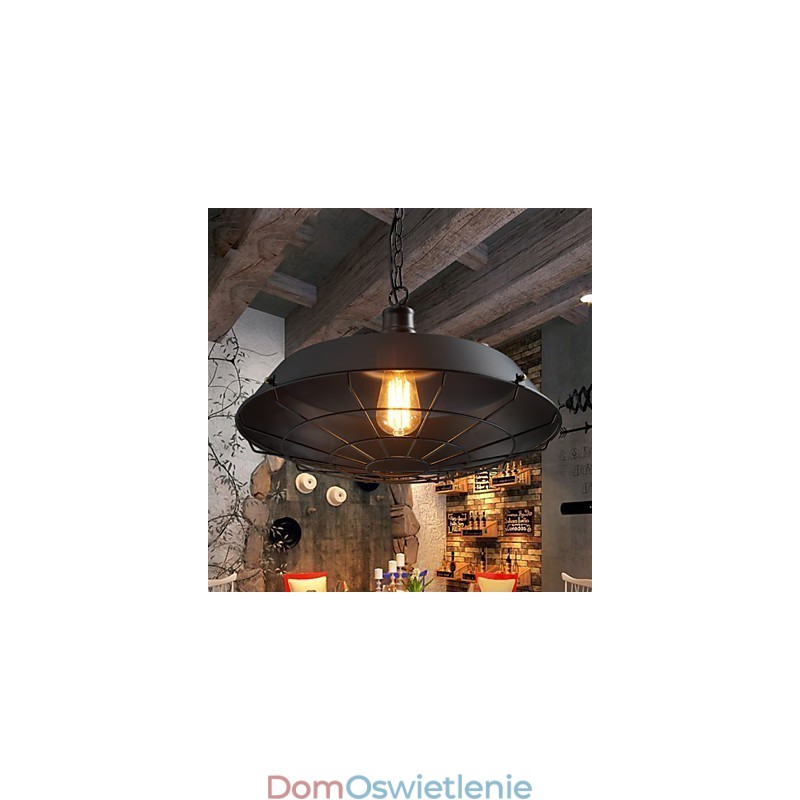 Lampy wiszące Amerykańskie rustykalne kute żelazo Współczesne i kontraktowe Lampy wiszące magazynowe