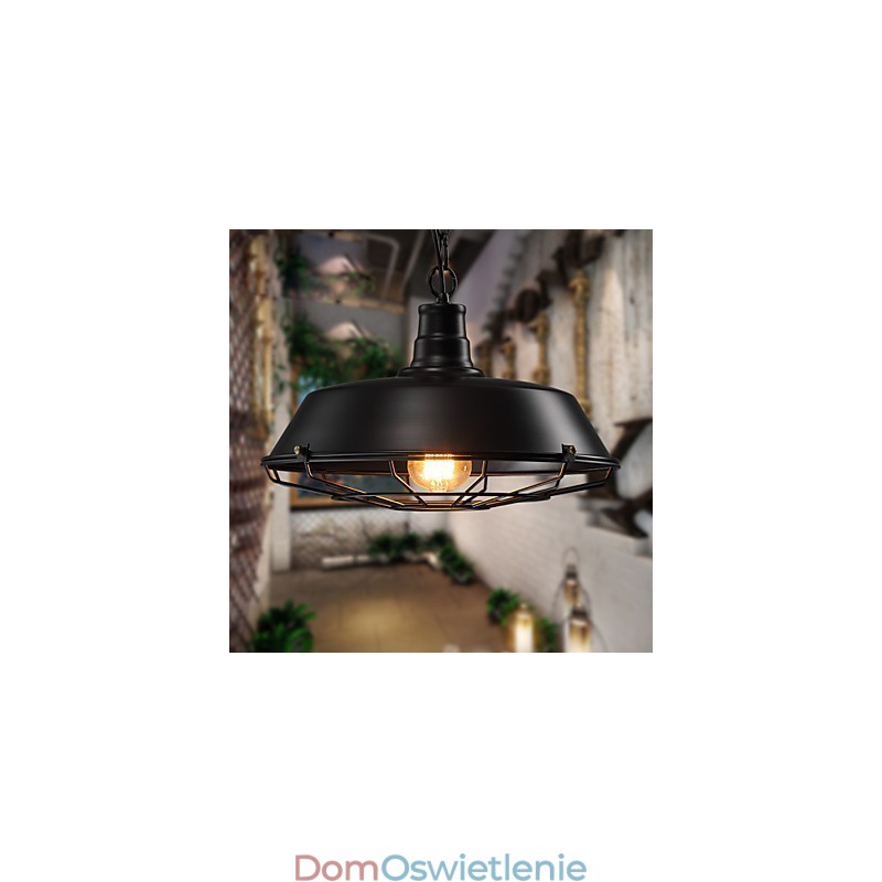 Lampy wiszące Amerykańskie rustykalne kute żelazo Współczesne i kontraktowe Lampy wiszące magazynowe