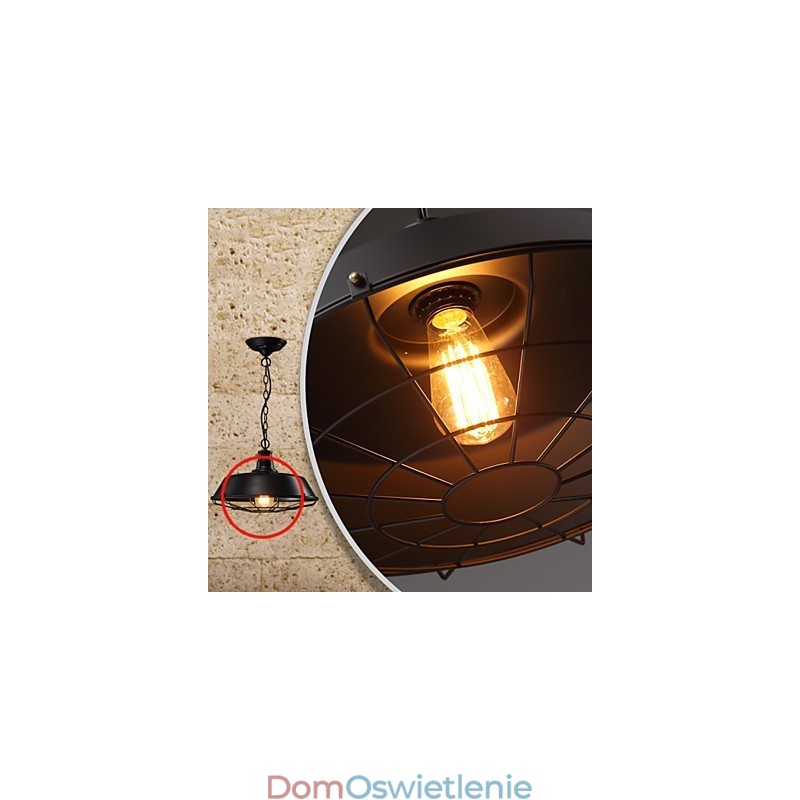 Lampy wiszące Amerykańskie rustykalne kute żelazo Współczesne i kontraktowe Lampy wiszące magazynowe