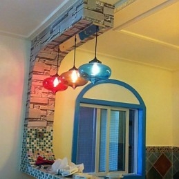 Lampa wisząca Bubble Design 1 z kloszem transparentnym