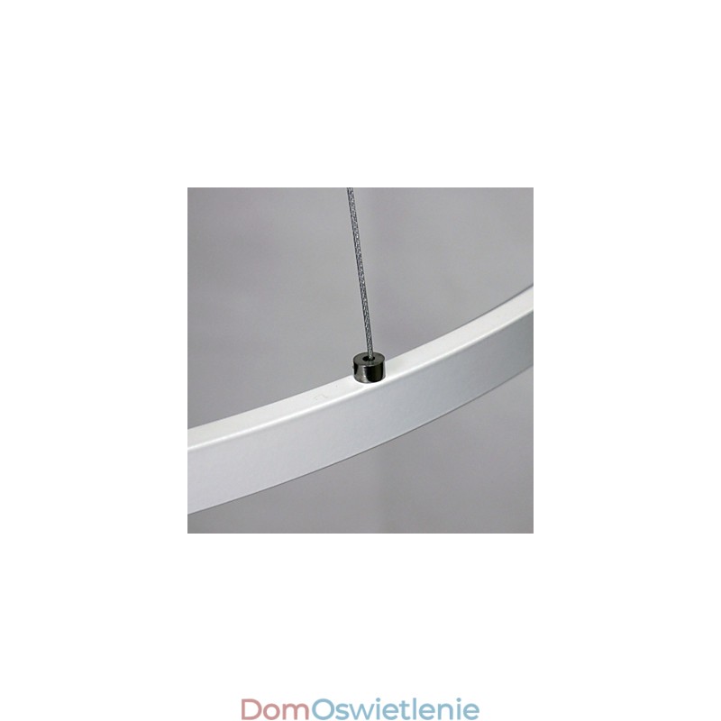 Ściemnialna lampa wisząca w nowoczesnym stylu z pierścieniem