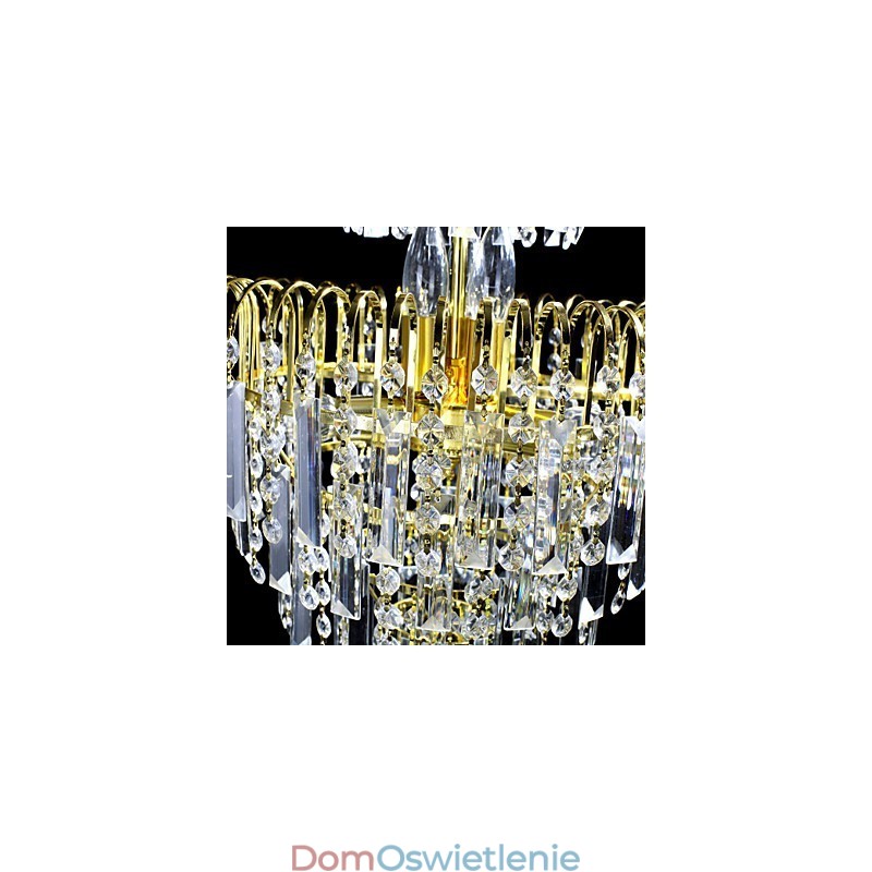 Luksusowy żyrandol w stylu europejskim z 6 światłami w kształcie korony