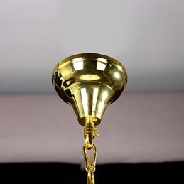 Luksusowy żyrandol w stylu europejskim z 6 światłami w kształcie korony