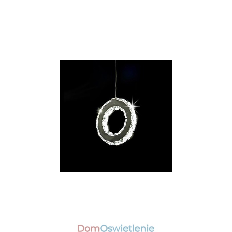 Nowoczesna współczesna lampa wisząca z kryształu i metalu