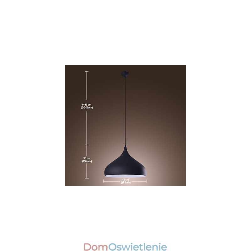 Nowoczesna współczesna retro miska w stylu miniaturowym obraz wiszący lampa