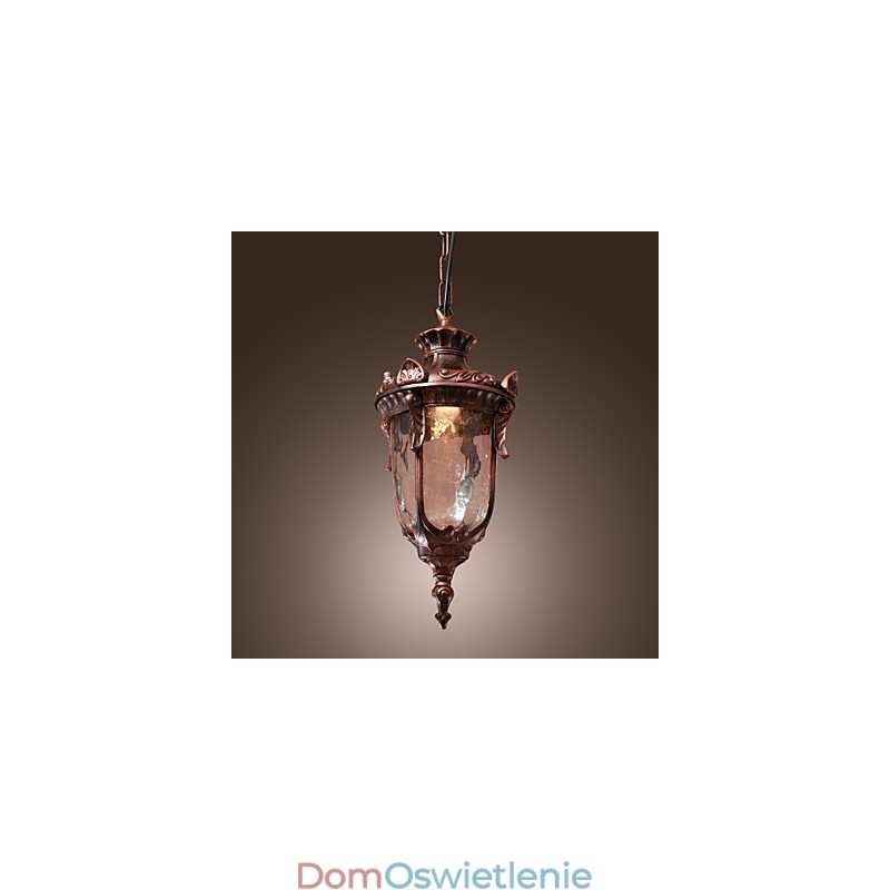 Lampa wisząca inspirowana stylem antycznym z 1 źródłem światła