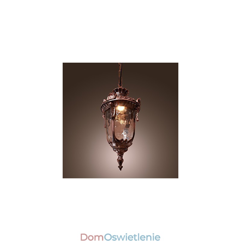 Lampa wisząca inspirowana stylem antycznym z 1 źródłem światła