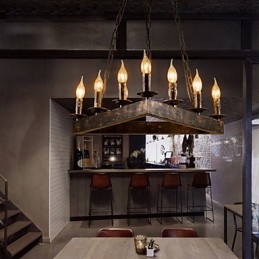 Retro Klasyczne Metalowe Lampy Sufitowe Proste Lampy Wiszące Lampy Wiszące Cafe